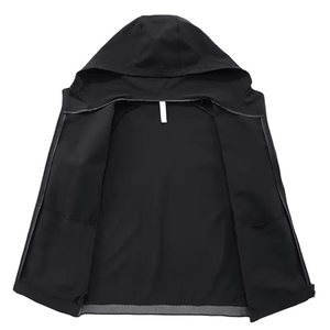 Sweat à capuche zippé d'extérieur personnalisé, sweat à capuche zippé intégral avec tissu résistant, coupe confortable, poches avant et adaptés à toutes les saisons - Product Image 3