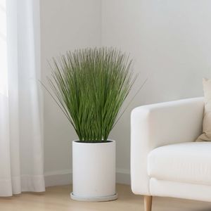 Erba Artificiale Premium in PVC da 27 Pollici, Pianta Finta per Interni/Esterni, Ornamento per Casa e Giardino, Tipo da Pavimento - Product Image 2