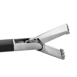 Pinza de agarre atraumática Allis de 5 mm, 3x4 dientes, doble acción, 31 cm, instrumento quirúrgico laparoscópico endoscópico mínimamente invasivo - Product Image 2