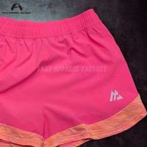 Pantalones cortos unisex de poliéster 100% ligeros, de bajo MOQ, teñidos en color liso, estilo fitness para la temporada de verano, para uso en exteriores y gimnasio, para hombre. - Product Image 6