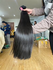 Extensions de cheveux cambodgiens vierges bruts Remy, cuticules alignées, lisses et soyeuses, tissage double machine, meilleur prix - Product Image 5