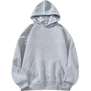 Sweat à capuche d'hiver pour homme avec logo personnalisé, en molleton 100% coton épais, coupe classique avec poche, prix de gros bas - Product Image 2