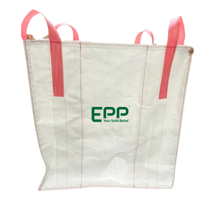 ถุงบรรจุภัณฑ์กันฝุ่น EPP VIETNAM ได้รับการรับรองมาตรฐาน ISO9001 ผลิตจากวัสดุ PP 1400D ความจุ 1 ตัน แบบ Duffle Top Big Bag/ถุงบรรจุเมล็ดพืช สำหรับบรรจุกาแฟ - Product Image 2
