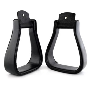 Estribos de Seguridad de Aluminio para Montar a Caballo, Estribos Ecuestres Antideslizantes con Protección para el Tobillo, Premium para Arena y Equitación Veterinaria - Product Image 4