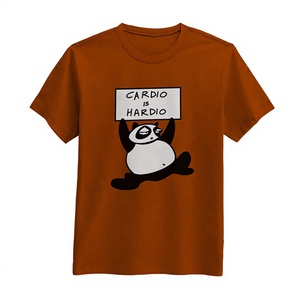 Camiseta Amarilla de Manga Corta para Hombre, Mezcla de Algodón Ecológico, Cuello Redondo Informal, Corte Holgado - Product Image 5