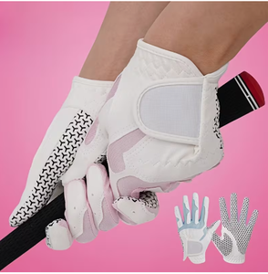 ถุงมือกอล์ฟ PU สีขาว สำหรับมือซ้าย ความยาวระดับข้อมือ สไตล์ลำลอง ทนทาน ถุงมือกีฬา พิมพ์ลายด้วยความร้อน ใช้ได้ในฤดูใบไม้ผลิและฤดูใบไม้ร่วง - Product Image 5
