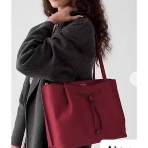 Bolso de Mano de Piel Sintética a la Moda para Mujer con Cierre de Cremallera, Borla, Dos Asas, Elegante, para Compras, Viajes, Uso Diario y Fiestas - Product Image 3