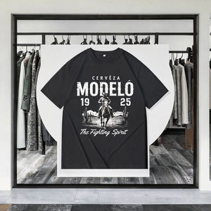 Camiseta Deportiva Unisex de Algodón con Estampado Gráfico, Personalizable al por Mayor, 260 Gramos, para Gimnasio, Aventuras al Aire Libre o Estilo Urbano Informal - Product Image 3