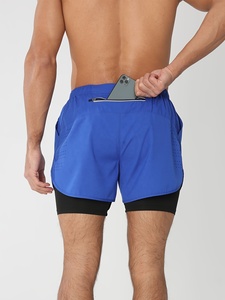 Custom Men's Athletic Cargo Casual <b>Mid</b>-Rise Running Gym Workout Shorts Breathable Lightweight Quick Dry Spandex/Polyester Shorts - Product Image 3