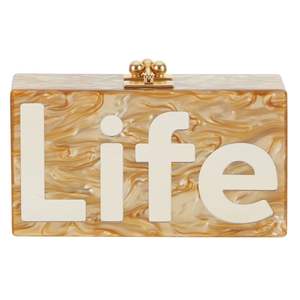 Pochette de soirée élégante et luxueuse pour femmes, accessoire de mode en résine et cristal RR ENTERPRISES RR202514750 - Product Image 2