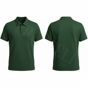 Vente en gros d'usine, chemise polo pour homme de haute qualité, tissu en coton respirant, coupe classique, couleur unie, chemises décontractées et professionnelles - Product Image 2