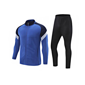 High Quality Men Winter Casual Polyester/Cotton 2-Piece Running Zipper Windbreaker Shorts <b>Set</b> Quick Dry new design - Product Image 3