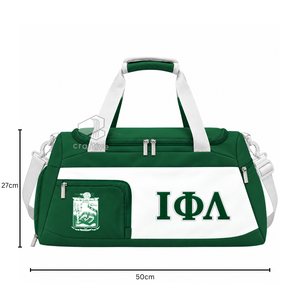 Bolsa de Viaje Deportiva con Compartimento para Zapatos, Marca Iota Phi Lambda Sorority, para Mujer, de Cordura, con Cierre - Product Image 1