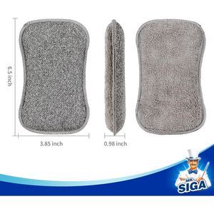 Confezione da 6 Spugne Lavabili a Doppio Lato per Lavaggio Piatti, Lunga Durata, per Uso in Cucina - Product Image 3