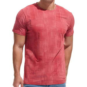 เสื้อยืดคอตตอนวินเทจทรงหลวมสำหรับผู้ชาย สไตล์พรีเมียมแฟชั่นสตรีท ผลิตจากโรงงานโดยตรง จำหน่ายส่ง ระบายอากาศได้ดี - Product Image 1
