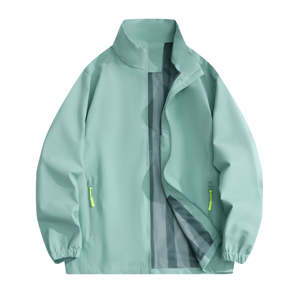 Chaqueta con Cuello Alto Personalizada, Delgada, Informal, Unisex, Cortavientos, Impermeable, para Hombre, para Senderismo, Chaqueta Cortavientos para Hombre - Product Image 3