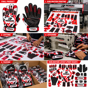 Guantes de Ciclismo de Alta Calidad para Hombre, Servicio OEM, Medios Dedos, para BMX, MTB, MX, Motocicleta y Bicicleta de Montaña - Product Image 5