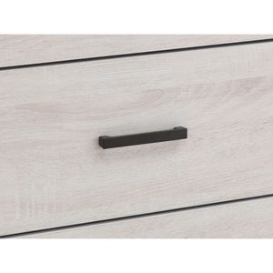 Cama de Madera con Panel de Almacenamiento Geary Coastal White Eastern King - Product Image 5