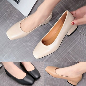 Décolleté a punta quadrata tacco basso 3.5cm modello P5262 - Product Image 1