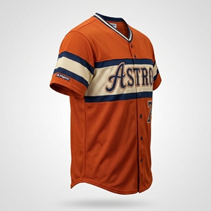 Maillot de baseball personnalisé pour homme à manches courtes avec logo d'équipe, en tissu polyester respirant et à séchage rapide, vente en gros - Product Image 5