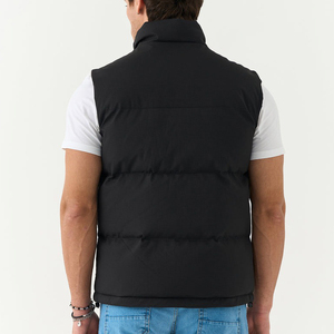 Chaleco Acolchado Impermeable para Hombre, Chaleco de Invierno sin Mangas, Chaqueta de Burbujas Ligera, Chaleco con Cuello Alto - Product Image 3