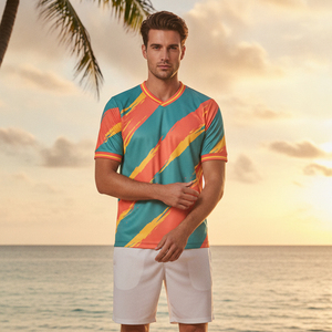 Uniforme de Fútbol Sublimado, Jersey de Fútbol de Poliéster de Secado Rápido, Impresión de Logotipo Personalizado, Conjunto Deportivo para Entrenamiento y Partido, Proveedor - Product Image 5