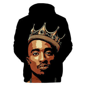 Sudadera con Capucha para Hombre, Estilo Casual Otoñal, Teñida, Bordada, con Estampado, Tejido de Felpa, Microelástica, Corte Regular, 100% - Product Image 6