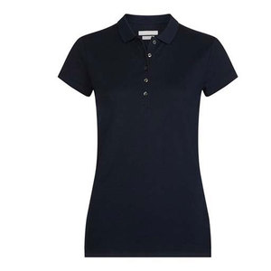 Polo de golf pour femme en coton de haute qualité, simple, respirant, décontracté, avec logo personnalisé, vente en gros, promotion estivale - Product Image 4