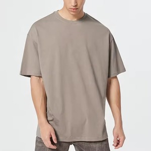 เสื้อยืดโอเวอร์ไซส์ผู้ชาย ดีไซน์ทันสมัย ผ้าฝ้าย 100% ทรงหลวม พิมพ์ลาย แห้งเร็ว คุณภาพดีเยี่ยม - Product Image 1