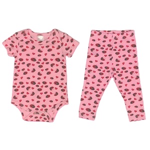 Conjunto de Ropa de Invierno de 3 Piezas para Bebé Unisex de Alta Calidad, Body con Leggings a Juego, Manga Corta, 100% Algodón - Product Image 5