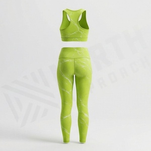 Conjuntos Deportivos de Yoga y Gimnasio en Color Sólido Personalizado, Ropa Deportiva para Mujer, Bra Deportivo, Ropa Activa para Entrenamiento - Product Image 2
