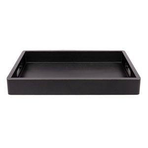Classic Black Wooden Serving <b>Tray</b> - Product Image 6
