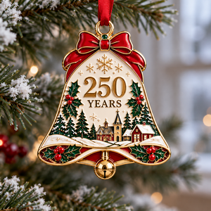 Laser <b>Cut</b> Metal Christmas <b>Tree</b> Ornaments Custom Shape Logo Hollow Hanging Decoration Wholesale - Product Image 5