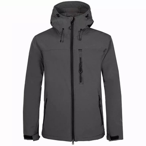 Custom Logo 100% Polyester Outdoor <b>Zip</b> <b>up</b> <b>Jacket</b> Men Winter Thermal Fleece Softshell <b>Jackets</b> Low Price - Product Image 5