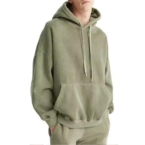 เสื้อฮู้ดดี้ผ้าฝ้ายหนานุ่มแบบ OEM พร้อมดีไซน์ปลายแขนริบบิ้น สำหรับชุดลำลองสไตล์คนเมือง - Product Image 5