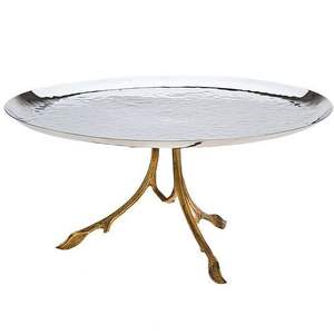 Support à gâteau en métal artisanal CRAFT ASCENT TCAIB-002, outil de service pour gâteaux, en aluminium argenté, personnalisé, fait main, élégant, pour présentation lors de fêtes et événements - Product Image 5