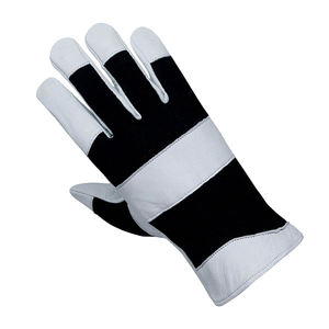 Gants de travail à doigts entiers en cuir de chèvre, matériau durable, respirants, pour travaux en extérieur, pour adultes - Product Image 4