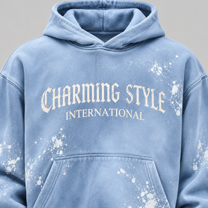 Ensemble de jogging vintage personnalisé en coton 100% pour l'hiver, avec fermeture éclair, effet délavé, sweat-shirt et pantalon de survêtement à jambe droite ou évasée, unisexe - Product Image 5