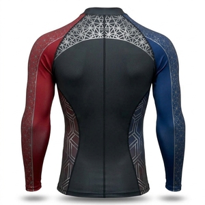Maillot de sport à manches longues pour homme, séchage rapide, respirant, anti-UV, idéal pour la natation, le surf et le fitness, évacuation de l'humidité - Product Image 6