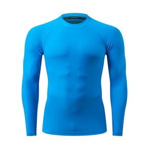 Camiseta Deportiva Premium para Hombre, Manga Larga, Secado Rápido, para Entrenamiento en Gimnasio, Suministro al por Mayor del Fabricante - Product Image 1