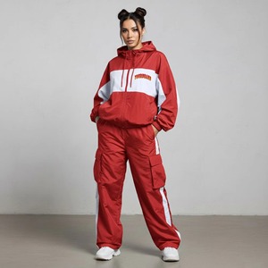 New Arrivals Color Block Tracksuits for Women Custom Streetwear Full <b>Zip</b> <b>up</b> <b>Jacket</b> Skinny Pants Women Sweatsuits Two Piece Set - Product Image 1