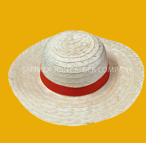 Sombrero de Paja de Luffy de One Piece, Venta al Por Mayor, Sombrero de Paja Blanco de Luffy para Cosplay de Anime, Directo de Fábrica - Product Image 1