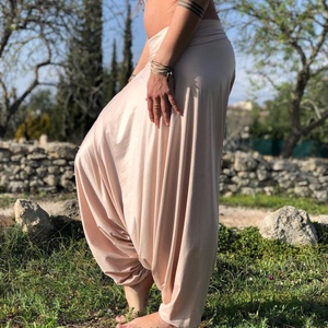 Bohemian Viscose <b>Harem</b> Pants Loose Aladdin Style <b>Trousers</b> for Yoga Festival Wear Comfortable Breathable Wholesale Supplier - Product Image 3