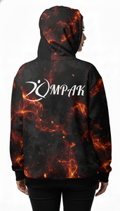 Sweat à capuche unisexe surdimensionné brodé tendance pour l'hiver avec design de sublimation premium pour la mode urbaine et le quotidien - Product Image 3