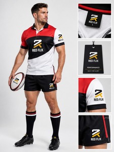 Uniforme de rugby premium diseñado para brindar comodidad, durabilidad y un rendimiento óptimo durante partidos, sesiones de entrenamiento y eventos de equipo. - Product Image 4