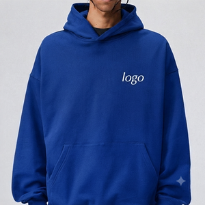 Hoodies pour hommes en gros, sans cordon de serrage, impression numérique personnalisée, logo, vêtements épais de haute qualité, logo personnalisé - Product Image 4