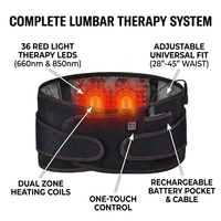 Ceinture chauffante électrique pour le soutien lombaire, attelle thermique pour soulager les douleurs abdominales et lombaires