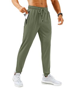 Custom Athletic Sweatpants <b>Men</b>’s Quick Dry Running <b>Jogger</b> Pants Loose Fit Outdoor Sportswear Elastic Waist Zipper Pocket Workout - Product Image 3