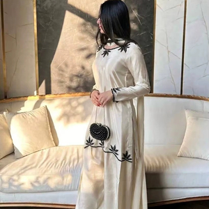 ดีไซน์ใหม่มาแรง ชุดเสื้อผ้าเครปเนื้อหนาแบบธรรมชาติ พร้อมกางเกงฟาร์ชี-ปาลาซโซ่ และผ้าคลุมไหล่ ดีไซน์ทันสมัย แห้งเร็ว พร้อมสวมใส่ - Product Image 1