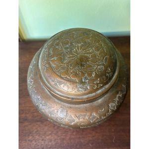 Modern Unique Home Accent Decoration Gold Color Textured Vase Table Accessories Brass Made Ginger Jar From Indian Exporter - Product Image 3